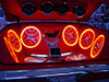 iluminação no Impala, 6 subwoofers Buker e 4 triaxiais sob a tampa

